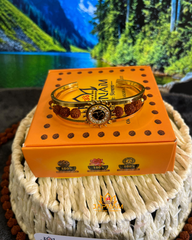 Gold plated Om Sun Rudraksha Bracelet For Men And Women + Mysterious🎁Gift