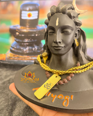 Divine Harmony Combo – Gold-Plated OM Pendant & Rudraksha Bracelet + Mystery Gift! 🎁✨