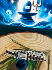 ✨ Modern Silver-Plated 5 Mukhi Rudraksha Bracelet (Lab certified) – Buy 1 Get 1 Free + 🎁 Mysterious Gift