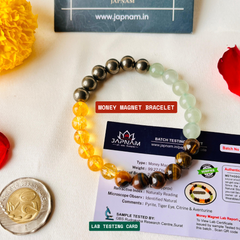 (Lab Certified) - Money Magnet Fusion Band + Free Laxmi Coin 🎁
