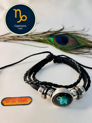 ๐ชZodiac Leather Bracelet โ Personalised Style & Celestial Energy๐
