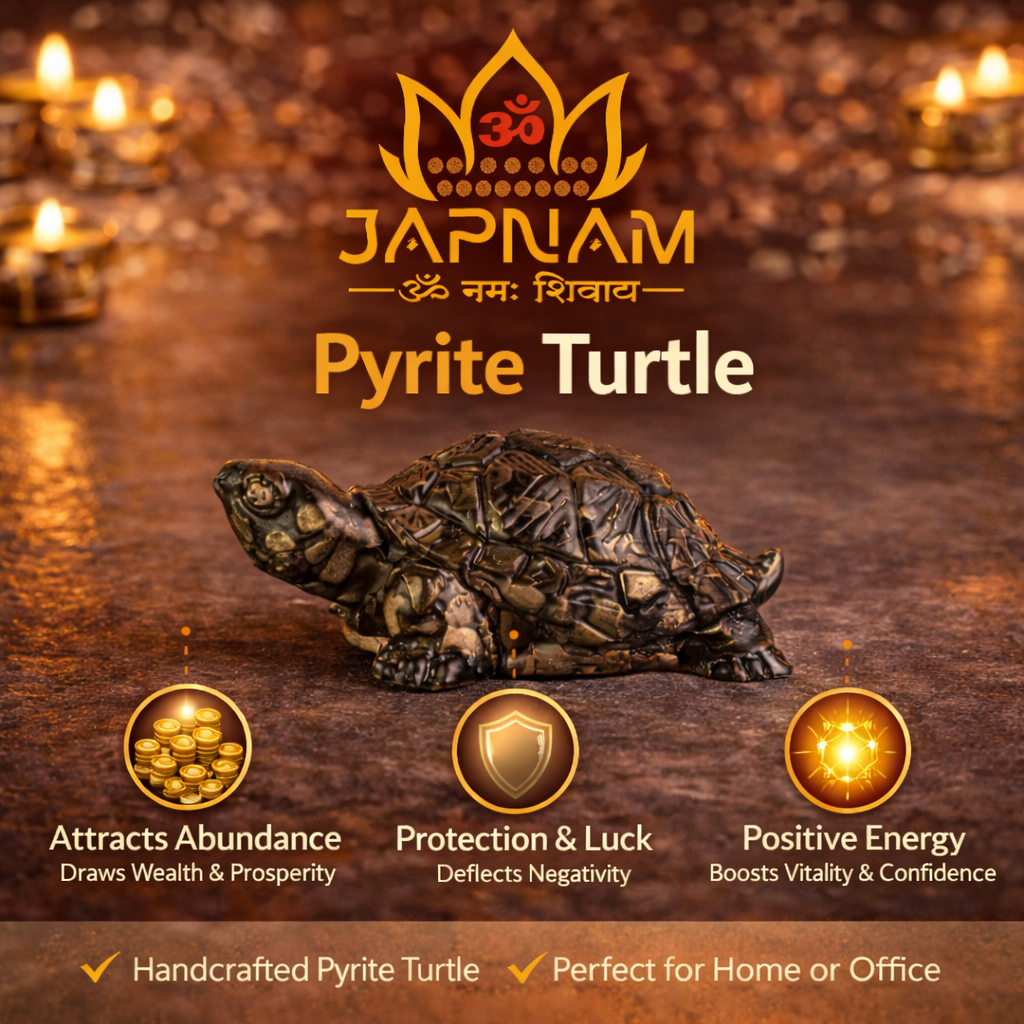 🐢Vastu Pyrite Tortoise (Kachhua) – Japnam