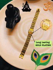 Gold-Plated Unique Grid Om Bracelet + MysteriousЁЯОБGift