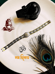 Gold-Plated Unique Grid Om Bracelet + MysteriousЁЯОБGift