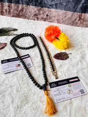 🌿 Authentic Karungali 108+1 Bead Mala + Bracelet combo (Lab certified) - Free Gift 🎁