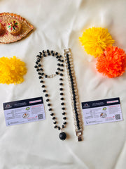 🌿 Authentic Karungali Divine Mala & Bracelet (Lab-Certified) + Free Gift 🎁