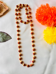 📿 Eternal Rudraksha Premium Mala + Modern Rudraksha Bracelet Combo (Lab-Certified) + Free Gift 🎁