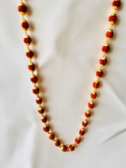 📿 Eternal Rudraksha Premium Mala + Modern Rudraksha Bracelet Combo (Lab-Certified) + Free Gift 🎁