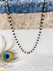 🌿 Silver-Plated Eternal Karungali Mala (Lab certified) – Crafted from Authentic Ebony Wood 🌟 + 🎁 Free Laxmi Silver Plated Coin! 🖤✨