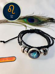 ๐ชZodiac Leather Bracelet โ Personalised Style & Celestial Energy๐