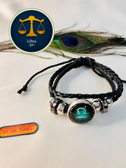 ๐ชZodiac Leather Bracelet โ Personalised Style & Celestial Energy๐