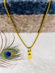 Divine Harmony Combo – Gold-Plated OM Pendant & Rudraksha Bracelet + Mystery Gift! 🎁✨