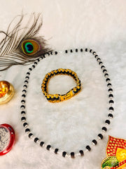 šæ Silver-Plated Eternal Karungali Mala + bracelet combo (Lab certified) ā Crafted from Authentic Ebony Wood š + š Free Laxmi Silver Plated Coin! š¤āØ