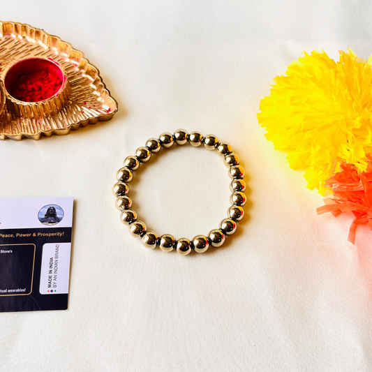 Golden Pyrite Bracelet – A Powerful Stone for Wealth, Success, Confidence & Protection ✨