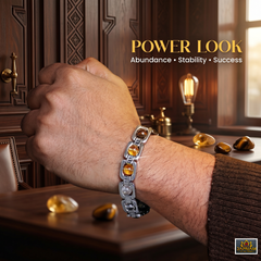 Metal Silver Dhan Yog Bracelet