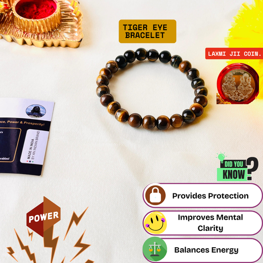 Tiger Eye Bracelet – A Powerful Stone for Courage, Protection, and Clarity ✨🐅