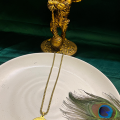 Hanuman Gold-Plated Chain Pendant For Men ( 24 Inch ) + Mysterious🎁Gift