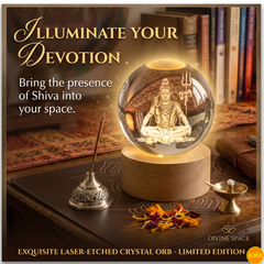 🕉️ 3D Meditation Shiva Crystal Lamp