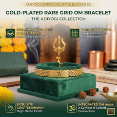Gold-Plated Rare Grid Om Bracelet + Mysterious🎁Gift