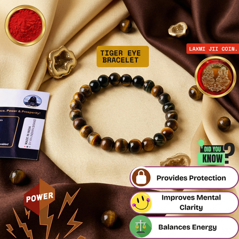 Tiger Eye Bracelet – A Powerful Stone for Courage, Protection, and Clarity ✨🐅