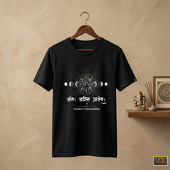 ♾️Antah Anant Prarambh – The End is the Beginning ☸️ (T-Shirt ) & 📿Metal Dhan Yog Bracelet