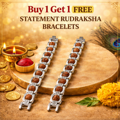 Buy 1 Get 1 FREE – Statement Rudraksha Bracelets