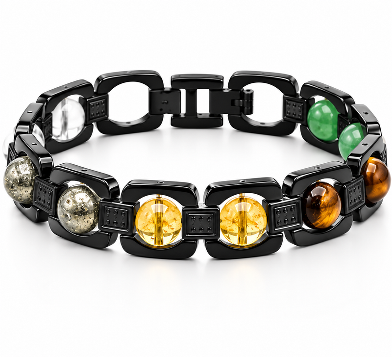 Siddh Metal Dhan Yog Bracelet (Lab Certified) – Black