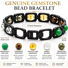Siddh Metal Dhan Yog Bracelet (Lab Certified) – Black
