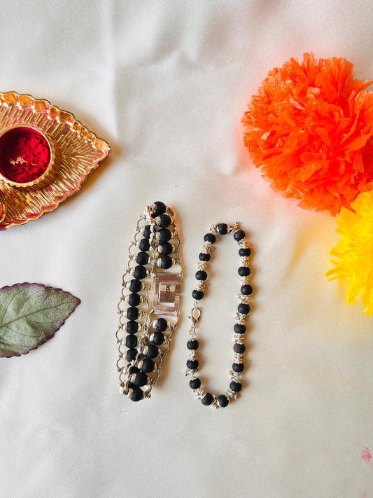 🌿Karungali –  🖤Couple Combo Designer Exclusive Bracelets (Lab-Certified) + 🎁 Free Gift