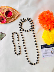 🌿 Silver-Plated Eternal Karungali Mala + bracelet combo (Lab certified) – Crafted from Authentic Ebony Wood 🌟 + 🎁 Free Laxmi Silver Plated Coin! 🖤✨