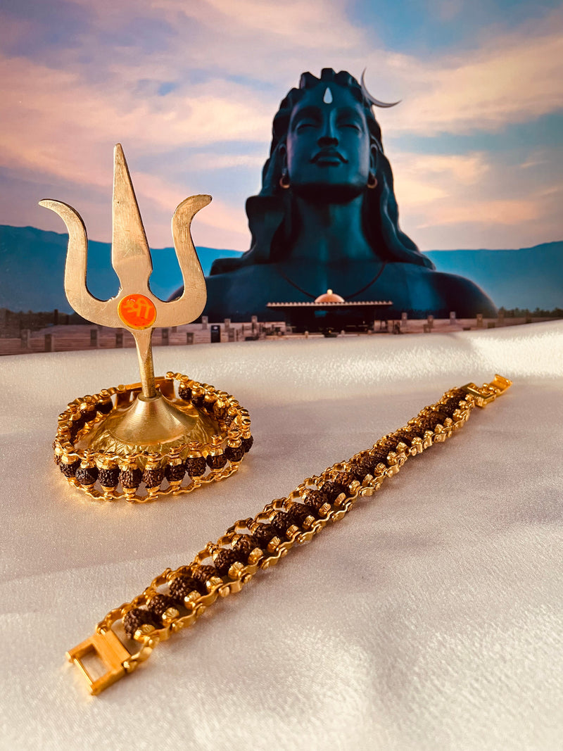 Original Natural Rudraksha Bracelet (5 Mukhi) - (Lab Tested)