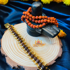 Original Natural Rudraksha Bracelet (5 Mukhi) - (Lab Tested)