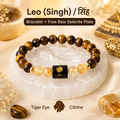 ♈ Zodiac Sign Bracelet – All 12 Signs | ✨ Energized Gemstone Bracelet (Authentic & Lab certified)