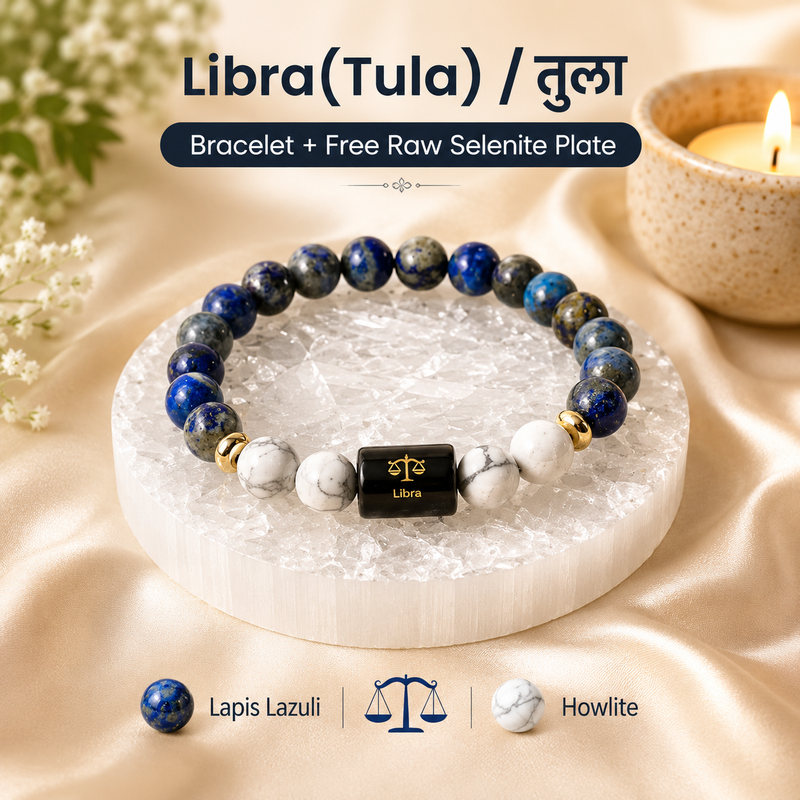 ♈ Zodiac Sign Bracelet – All 12 Signs | ✨ Energized Gemstone Bracelet (Authentic & Lab certified)