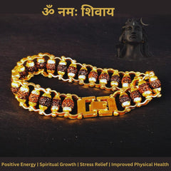 Original Natural Rudraksha Bracelet (5 Mukhi) - (Lab Tested)