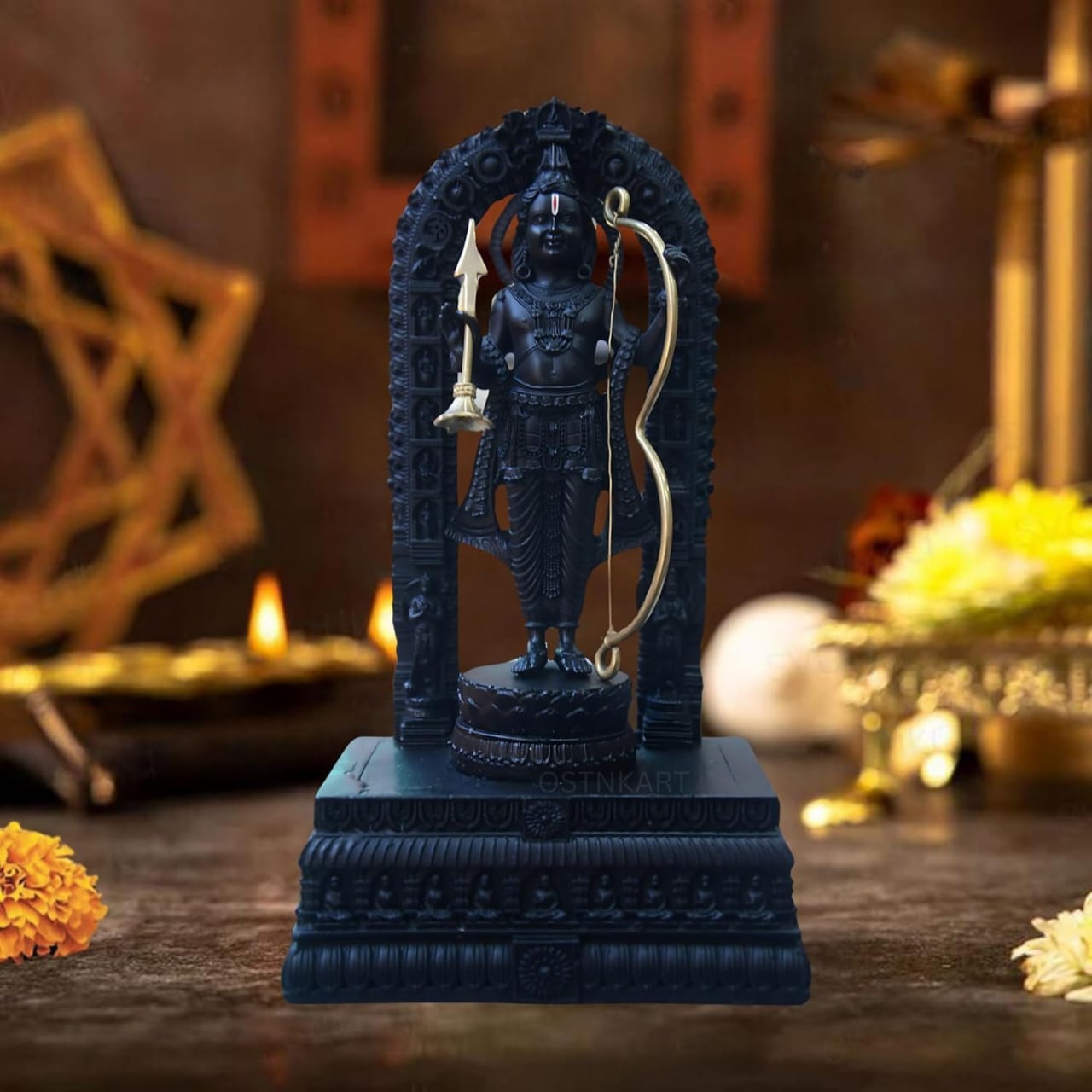 Exquisitely Crafted Ram Lalla Idol - A Perfect Blend of Artistry and Spirituality