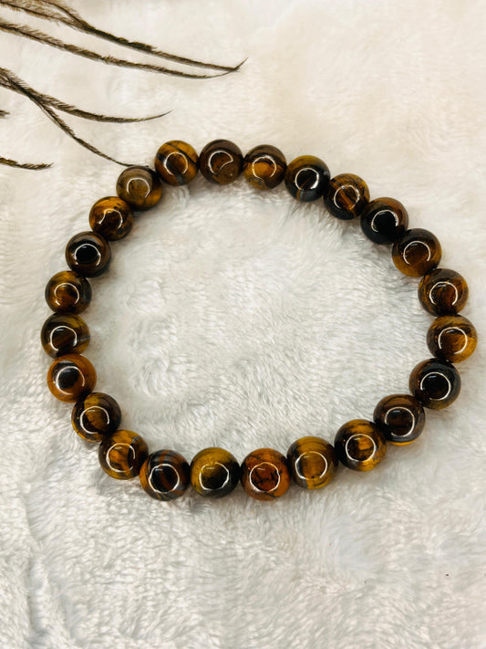 Tiger Eye Bracelet – A Powerful Stone for Courage, Protection, and Clarity ✨🐅