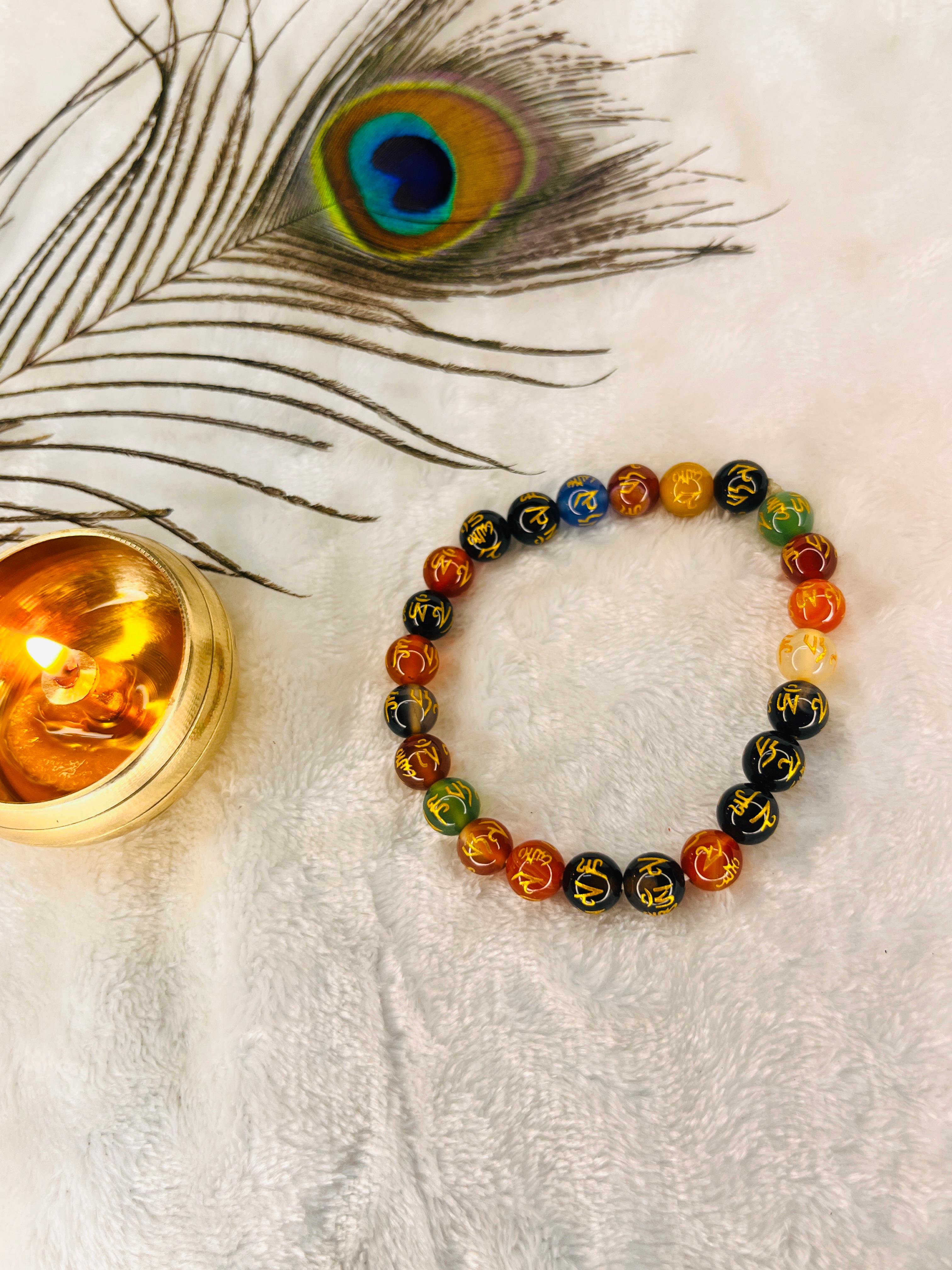 Om Mani Bracelet – A Sacred Symbol of Spirituality, Protection & Inner Peace 🕉️✨