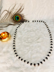 🌿 Silver-Plated Eternal Karungali Mala (Lab certified) – Crafted from Authentic Ebony Wood 🌟 + 🎁 Free Laxmi Silver Plated Coin! 🖤✨