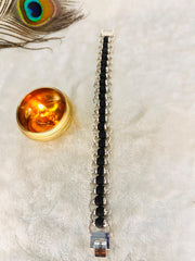 🌿 Silver-Plated Eternal Karungali Mala + bracelet combo (Lab certified) – Crafted from Authentic Ebony Wood 🌟 + 🎁 Free Laxmi Silver Plated Coin! 🖤✨