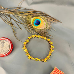 Gold Plated Elegant Rudraksha Bracelet for Women – (Buy 1 Get 1 Free + Mystery Gift!) Divine Style with Spiritual Benefits! ✨