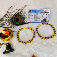 Japnam Rudraksha Rakhi Combo – Choose Rakhi for Brother, Bhai-Bhabhi, or Sister (Lab certified rudraksha)